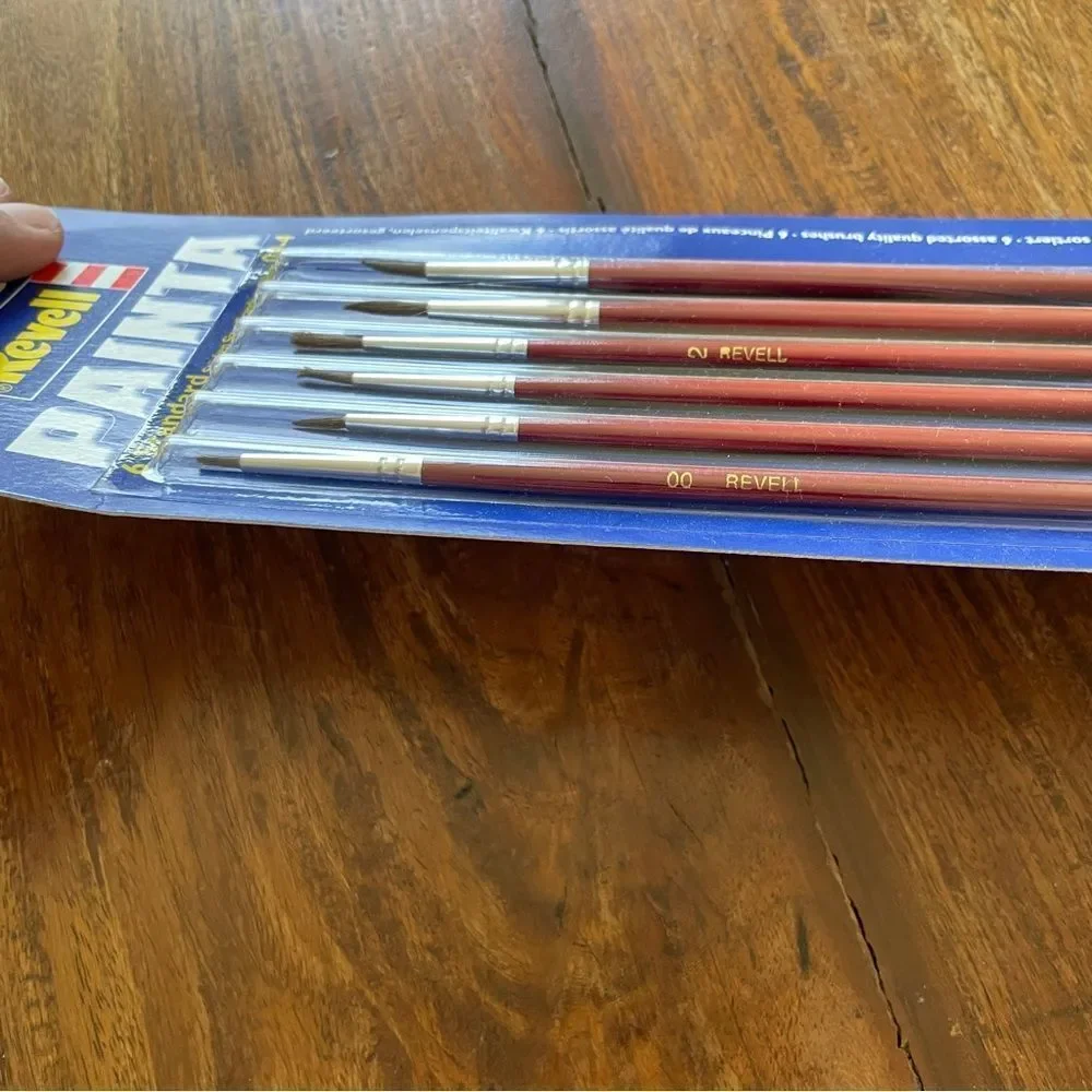 Revell Painta Standard Brush Set Sizes 00-4 Model Making